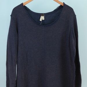 Free People Blue Open Pullover